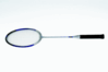 Badminton Schläger Bandito "Master", silber-blau